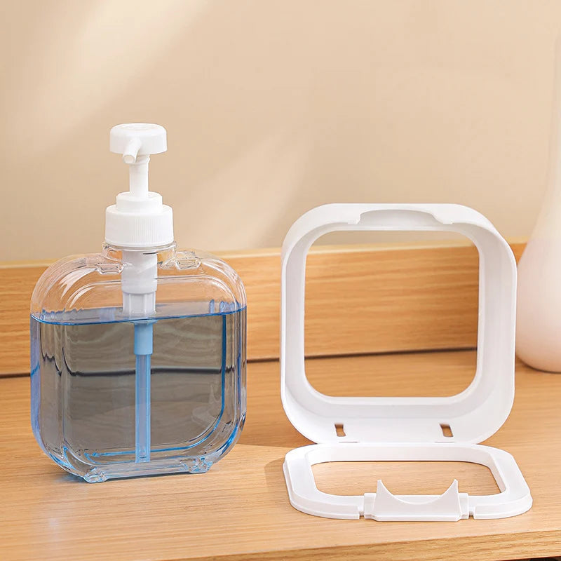Påfyllningsbar tvål- och schampodispenser