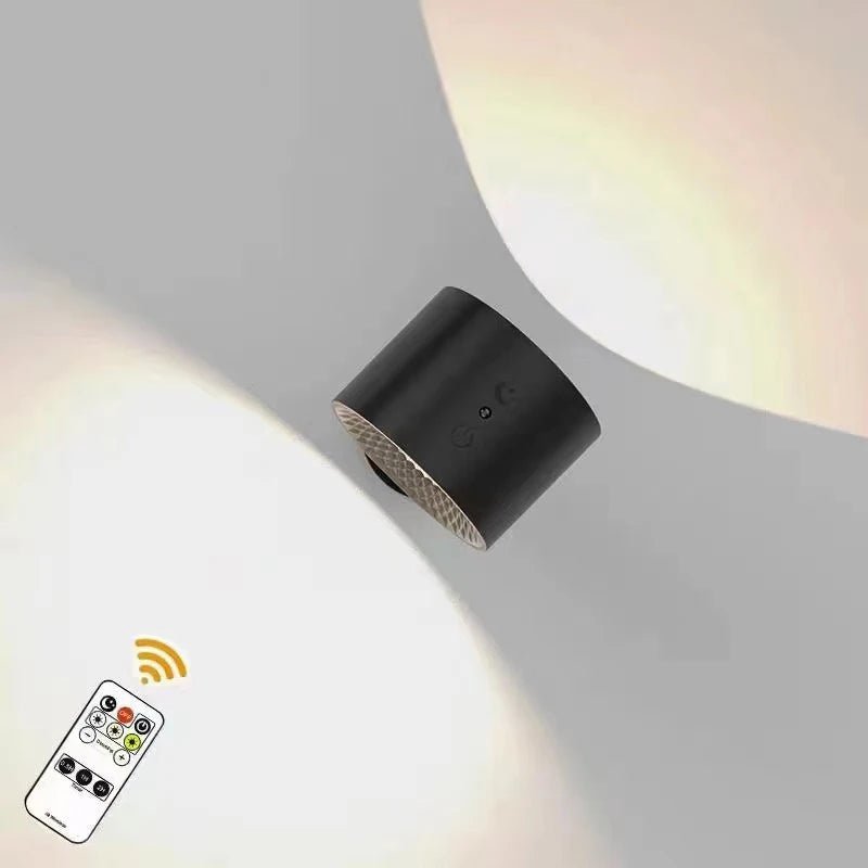 Dubbelhuvud vägglampa
